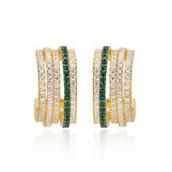 LADY PERLA™ Seaweed Series 925 Sterling Silver Earrings