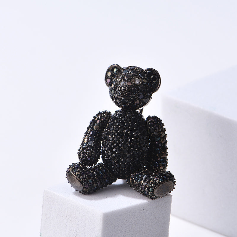 MADREPERLA™ Lebear Arrogant Bear Brooch Necklace